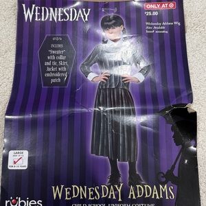 Rubies Wednesday Addams child Costume Size L